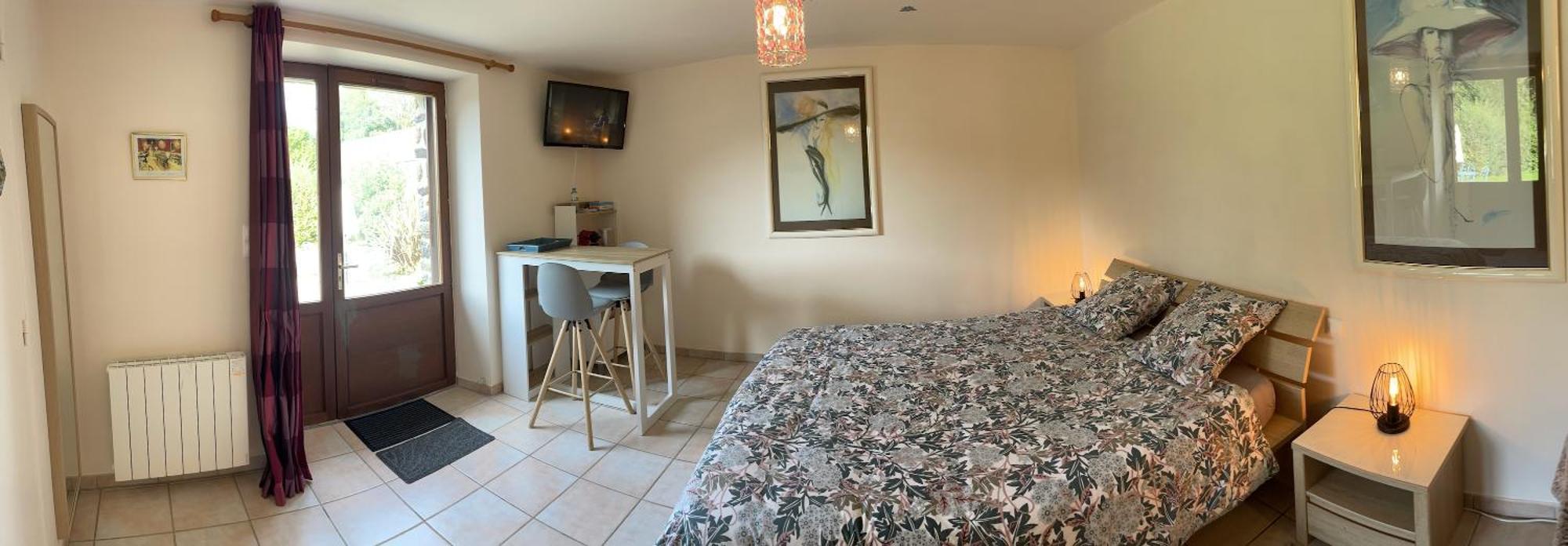 Chambres D'Hotes Les Tilleuls Poullaouen Eksteriør bilde
